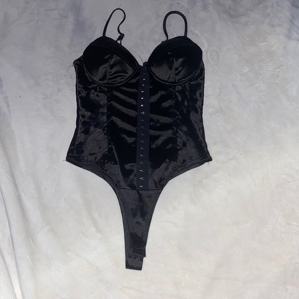 Charlotte russe medium black bodysuit